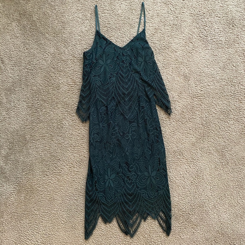 Forest Green Midi Dress
